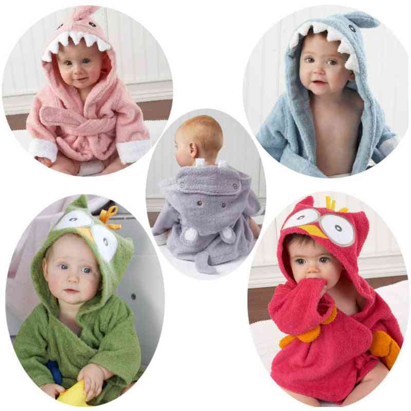 Children Pajamas With Cartoon Printed, Sleepwear Baby Bathrobe