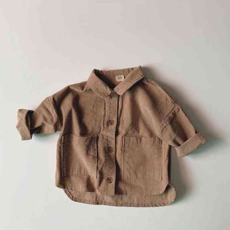 Baby drenge store lomme skjorter, frakke jakke tøj overtøj - 78201 / 6m