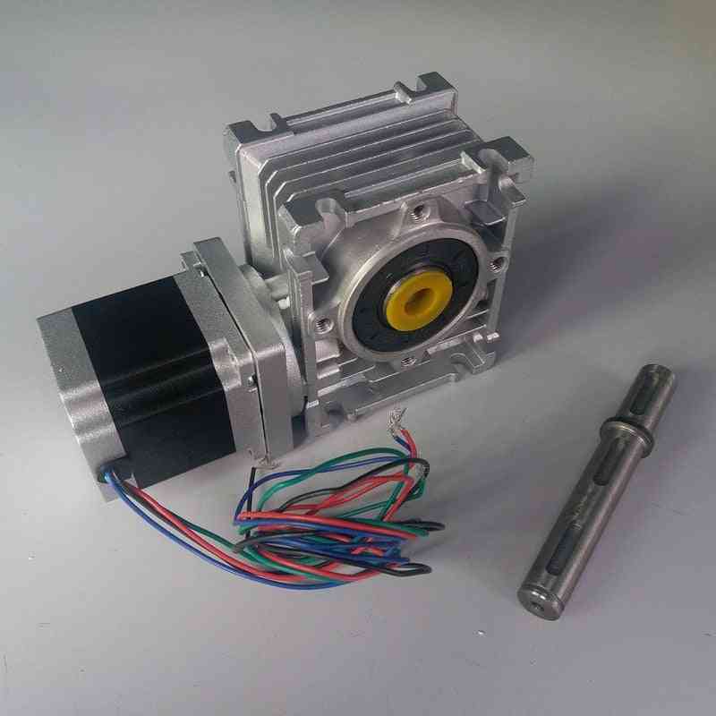20:1 Worm Gearbox, Rv030 Speed Reducer Output W/nema23 Stepper Motor