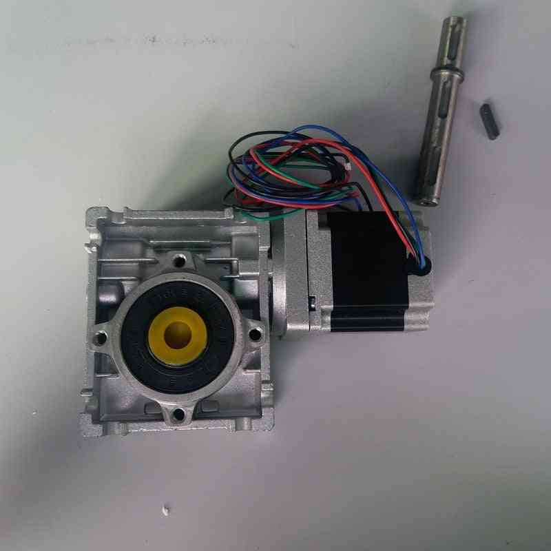 20:1 Worm Gearbox, Rv030 Speed Reducer Output W/nema23 Stepper Motor