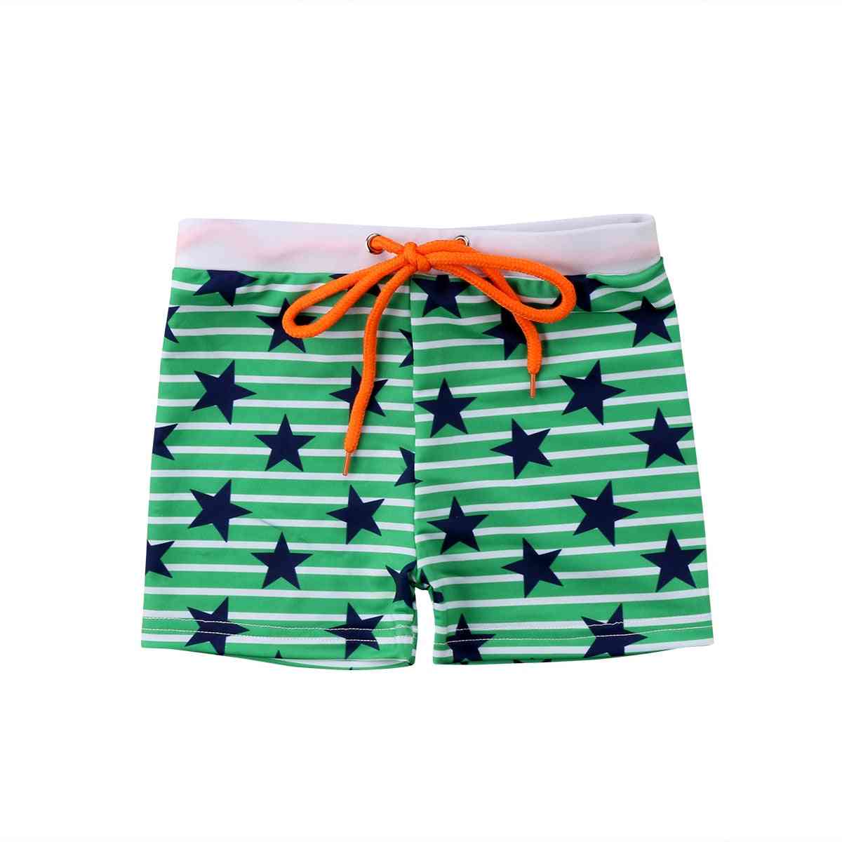Summer Swimming Trunks - Shark Striped Boxers Shorts For