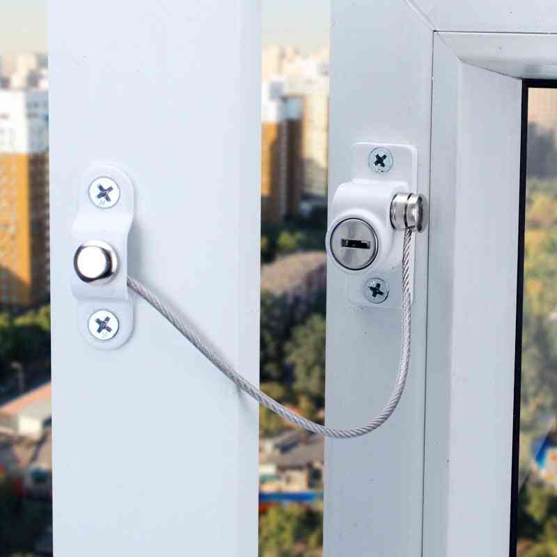 Sliding Window Lock , Stainless Steel Latches With Key