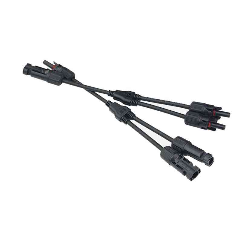 Mc4-connector , Y Type Branch For Solar Panel Cable