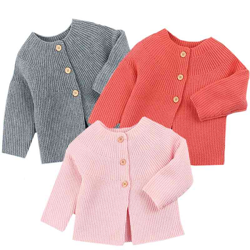 Long Sleeve, Knitwear Spring Cardigans For Babies