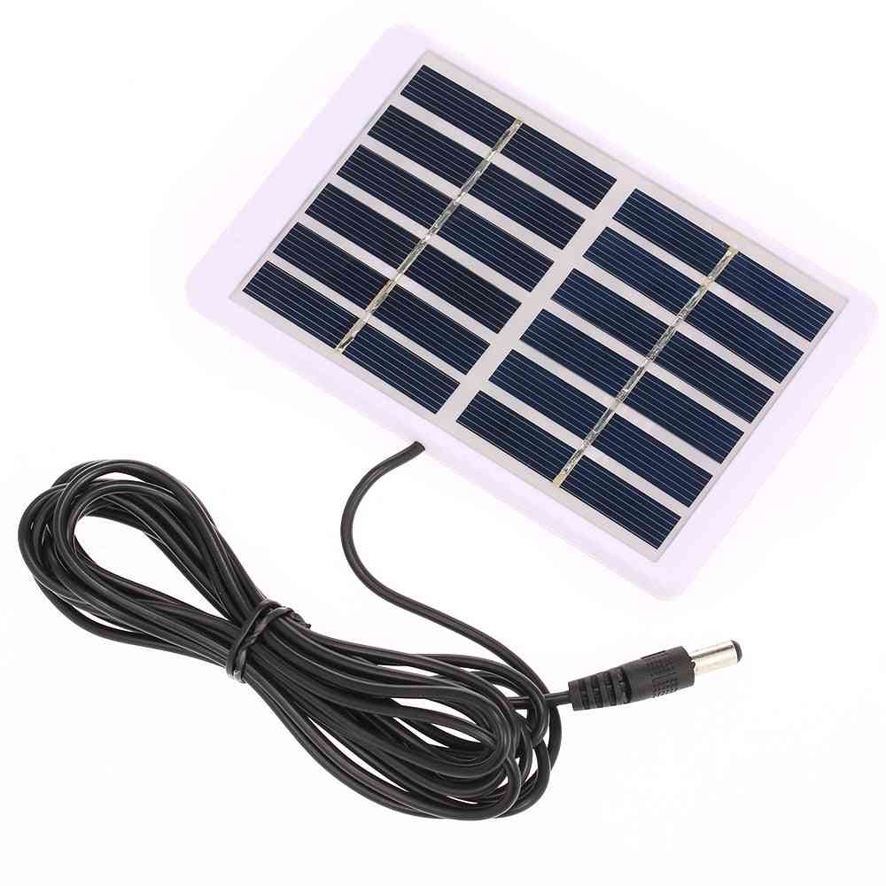 1.2w/6v Portable Solar Charger With 5521 Dc Output-(84*130mm)