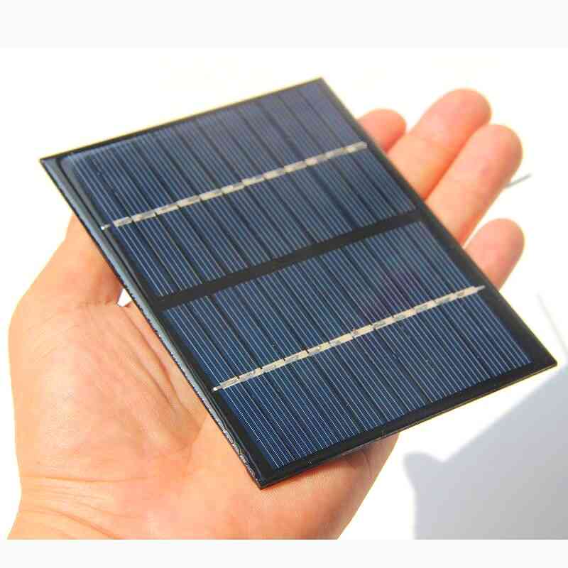 4 stk 1,5w 12v polykrystallinsk solcellepanel med kabeltråd (115 * 90 * 3mm)