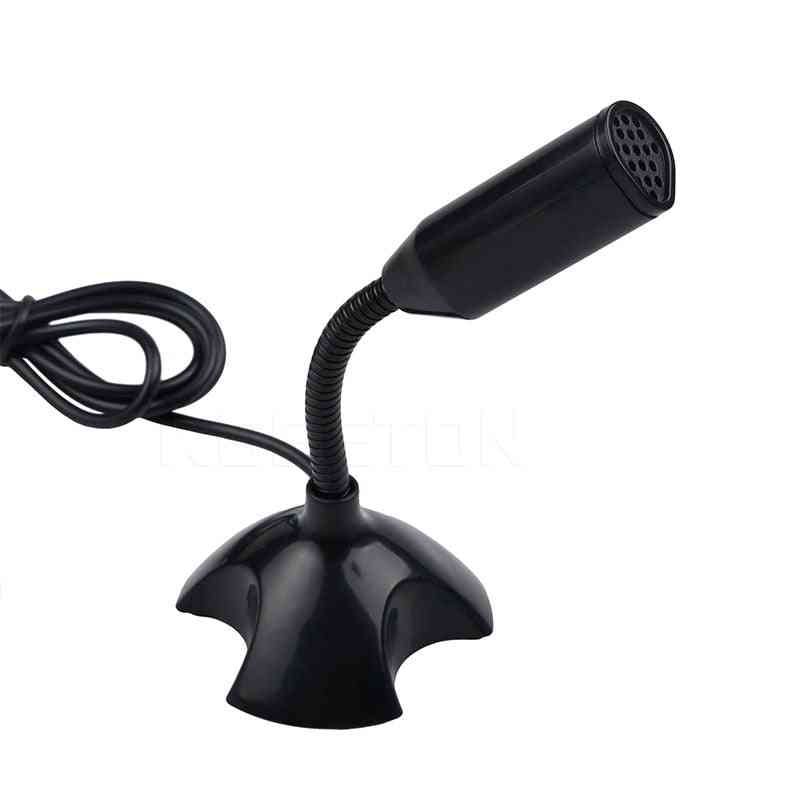 Mini Studio Speech Microphone Stand Mic With Holder