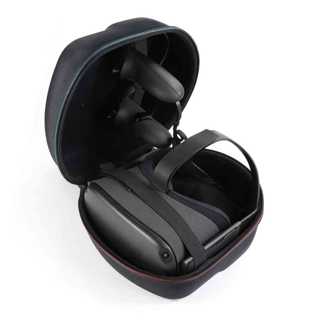 Housse de protection rigide pour sac de transport pour système de réalité virtuelle oculus quest et accessoires (noir) -