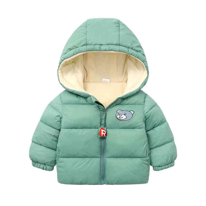 Hooded Thickened Down Jacket For Babies