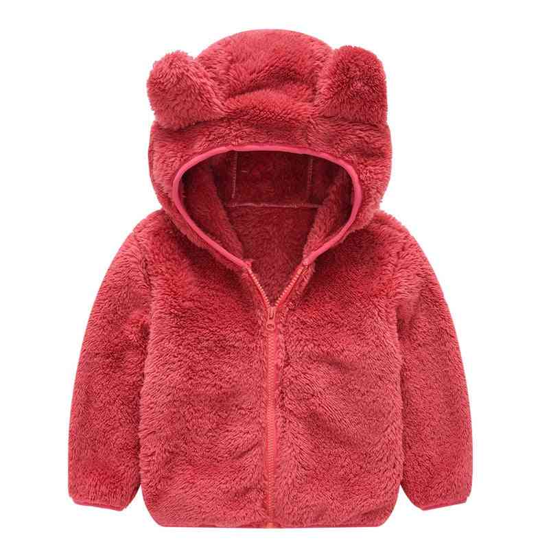 Cute Baby Ear Coat, Autumn And Winter, Hoodie Jacket