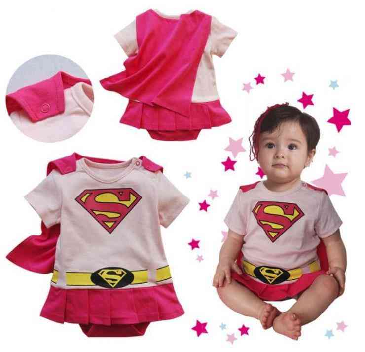 Bebé niño mameluco superman manga larga con bata halloween navidad disfraz regalo niños primavera otoño ropa - azul largo / 3m