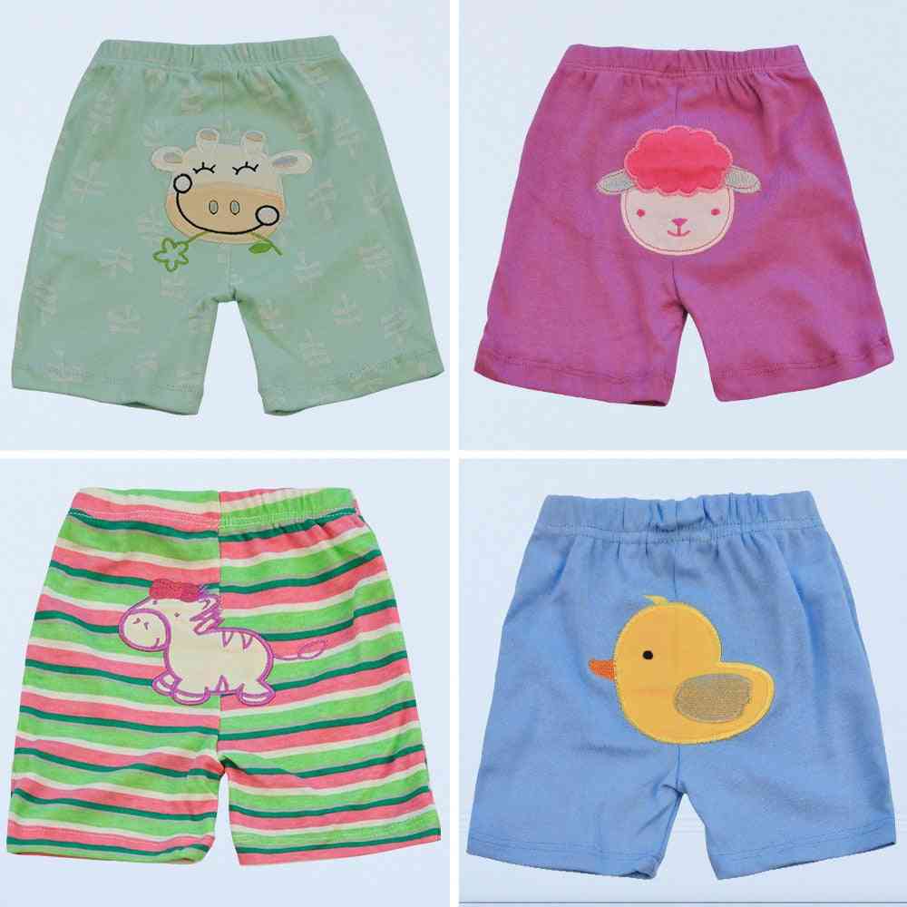 Cotton Cartoon Trousers & Shorts - Casual Bloomers For/girls