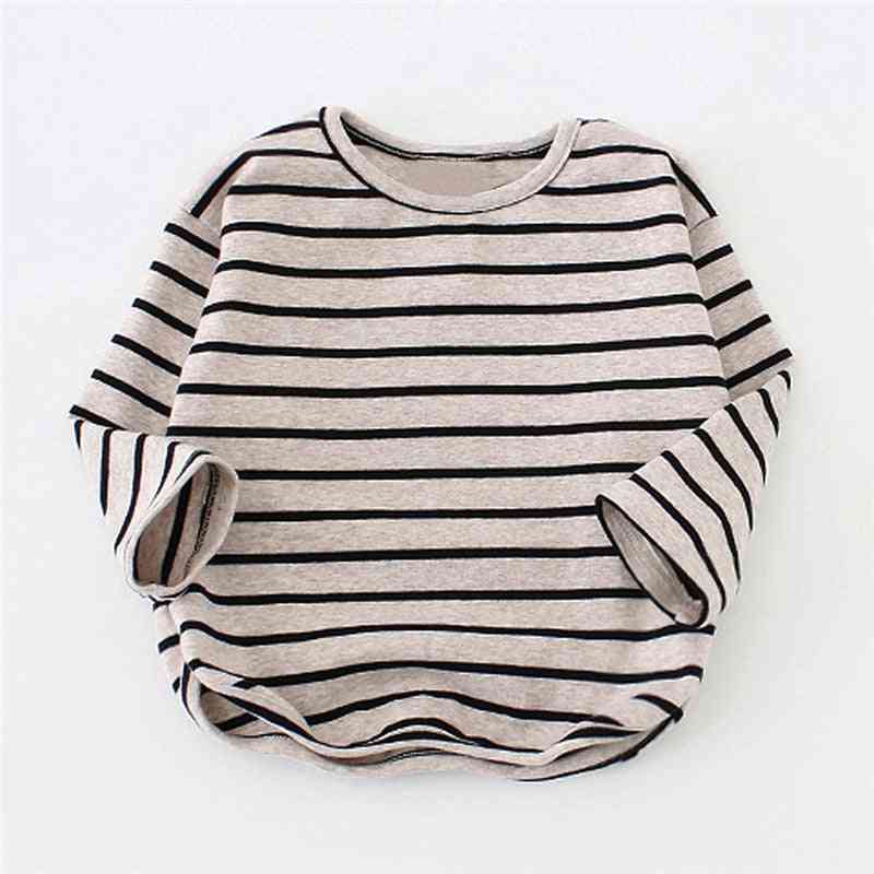 Striped, Long Sleeve Tops  For Kids