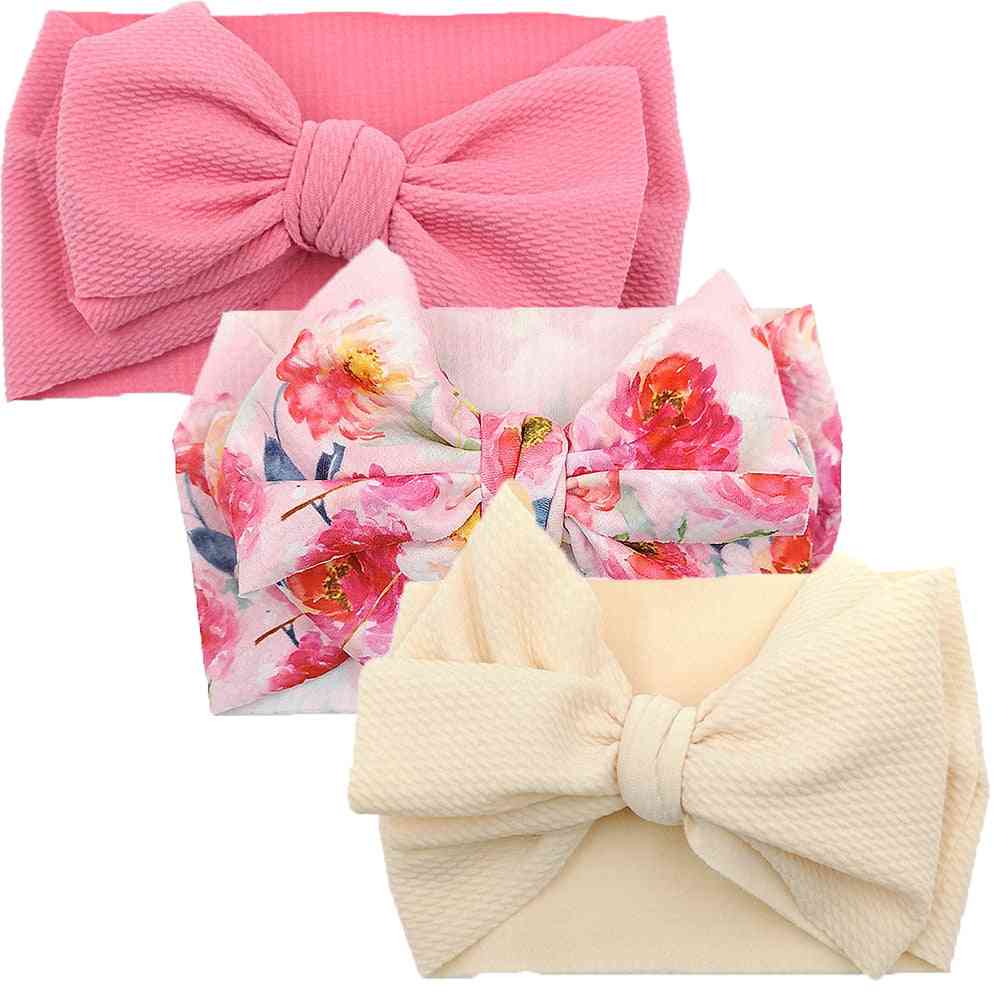 Nylon bowknot bébé filles bandeau infantile turban bandeaux nouveau-nés accessoires de photographie accessoires pour cheveux