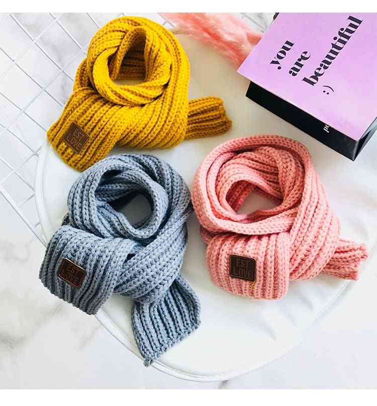 Cotton Winter Scarves - Wool Neck Warmer For Baby /