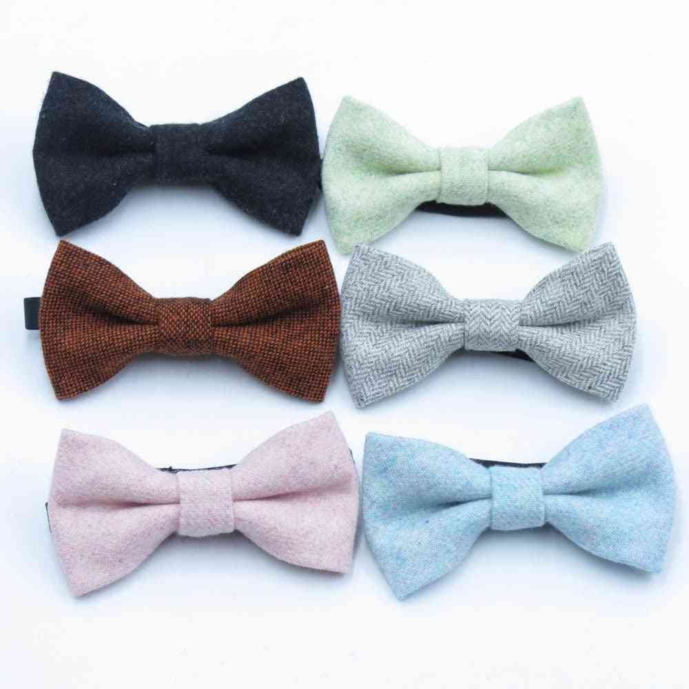 Fashion Wool Bow Tie For Baby