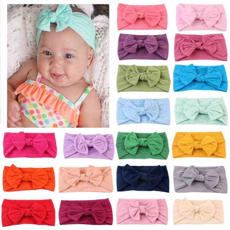 Soft Bow Knot- Turban Design-nylon Hair Bands For