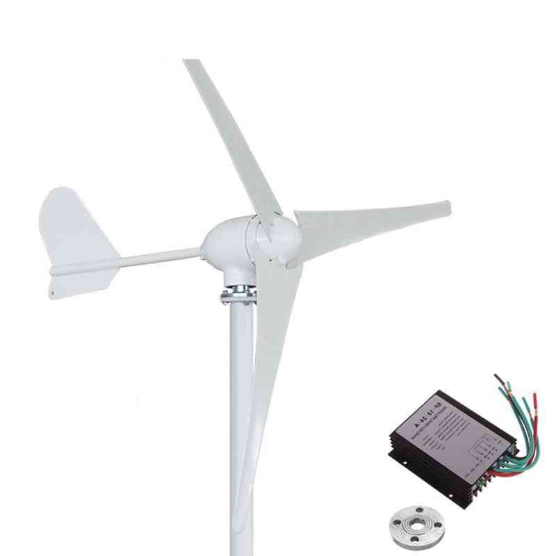 500w Wind Turbine, Blades With Waterproof Charger Controller