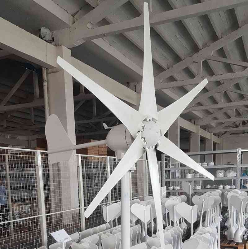 500w Wind Turbine, Blades With Waterproof Charger Controller