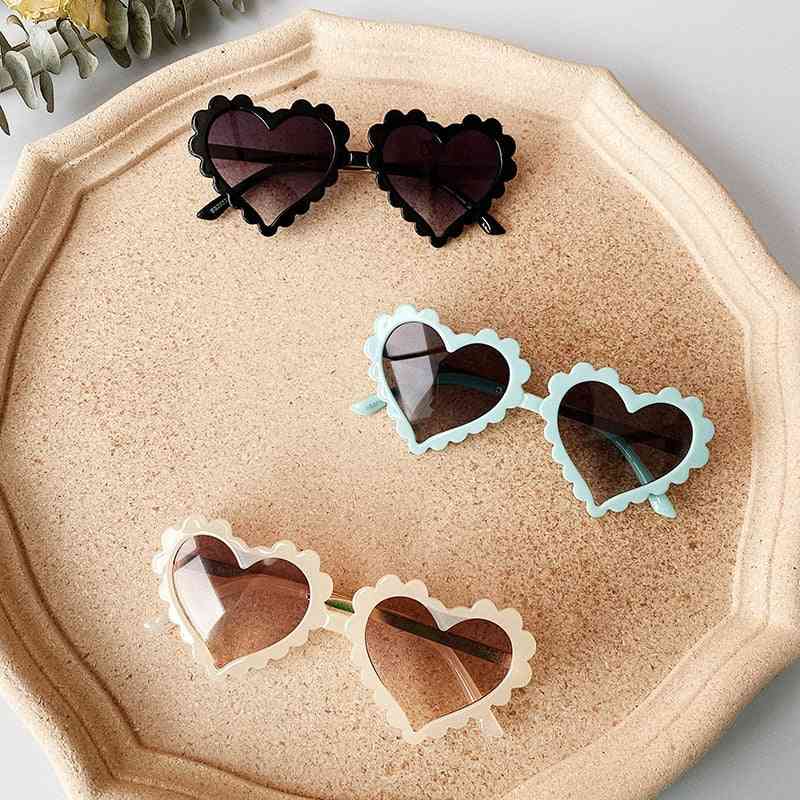Chłopięce okulary przeciwsłoneczne, wzór miłości, okulary plażowe