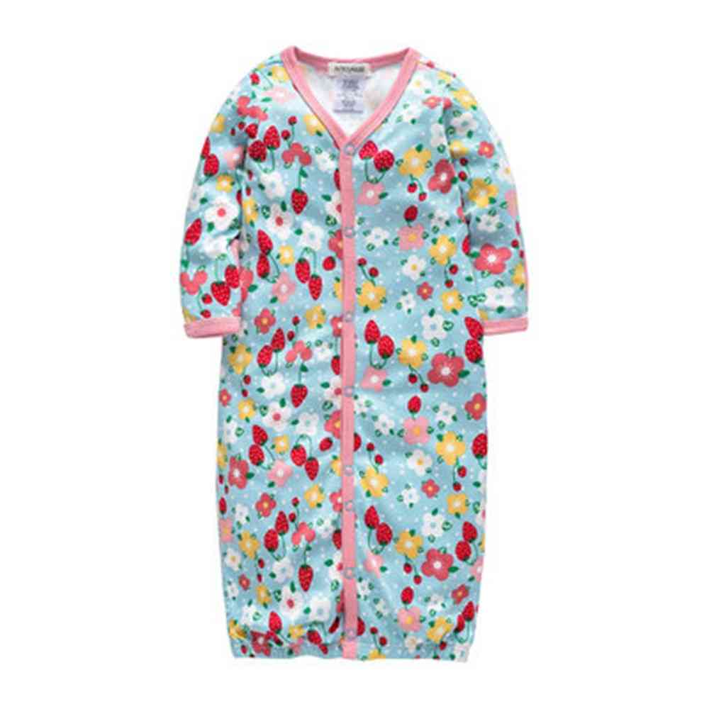 Newborn Baby Sleepers Pajamas Gown Two Ways To Wear