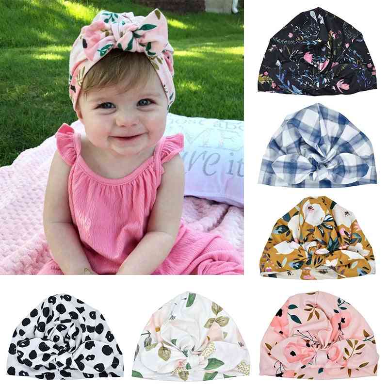 Kids Soft Turban Knot Girl Hat - Spring Autumn Winter's Hats For Baby