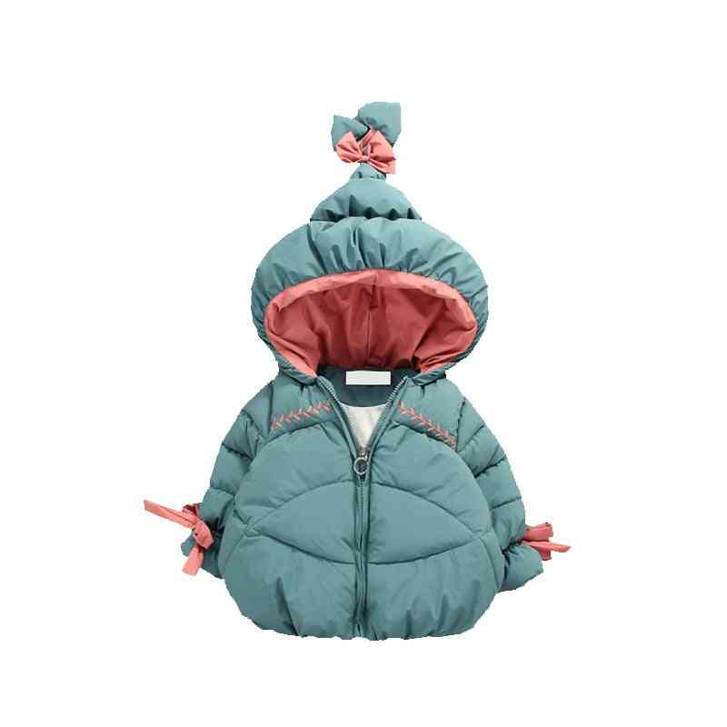 Winter Warm Baby Girls, Cute Hat, Cotton-padded Jacket