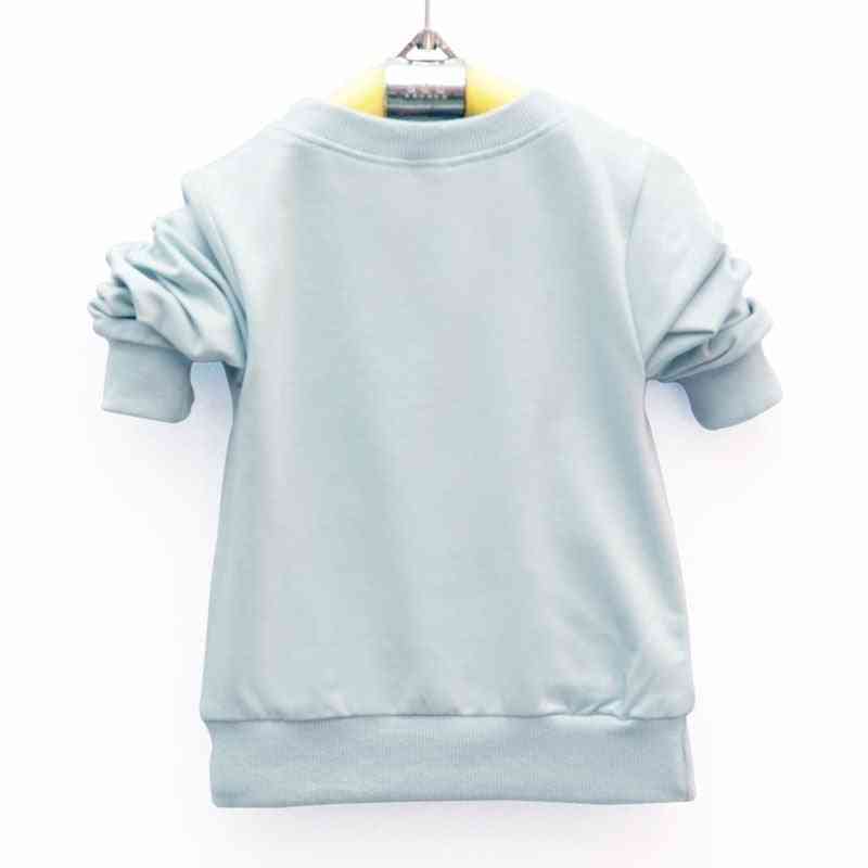 Lawadka band sport baby drenge t-shirt hundemønster, langærmede t-shirts til drenge bomuld børnetøj - grå / 9m