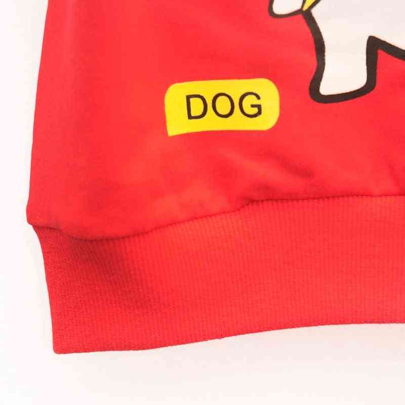 Vzorec bombažnega psa, otroška majica z dolgimi rokavi