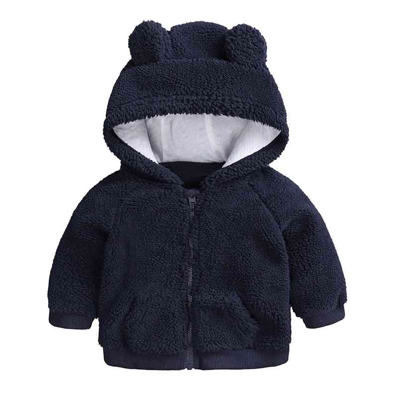 Newborn Baby Clothes Autumn Winter Warm Hooded Jacket & Coat Toddler Boy Bear Outerwear