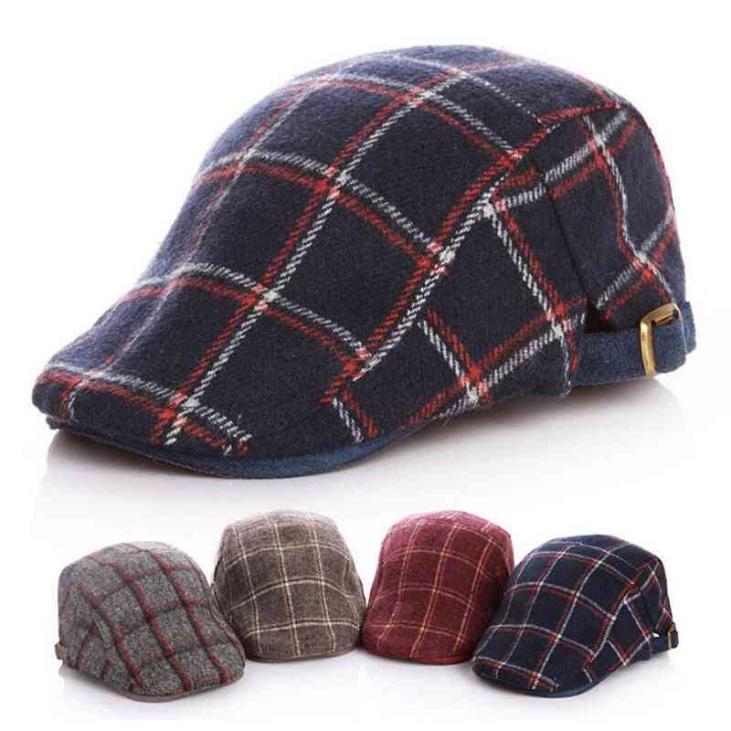 Berretto bimbo bimbo, berretto berretto regolabile per bimbo berretto edera feltro di lana - autunno inverno - grigio