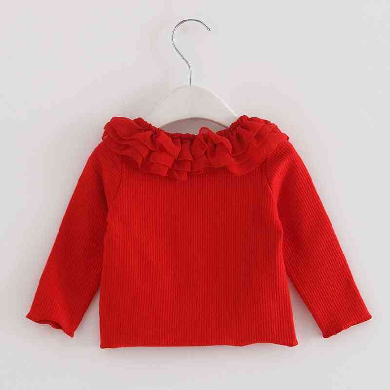 Idea fish primavera 0-2y blusa para niñas bebés ropa de navidad para niños, camisa de manga larga para niñas tops para niños - rosa / 6m