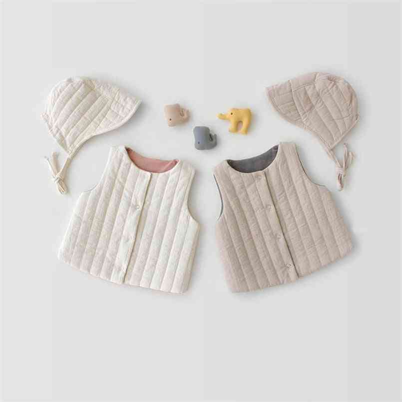 Newborn Baby Vest Thick Infant Waistcoat For - Jackets Coat Clothes Warm Tops Outwear