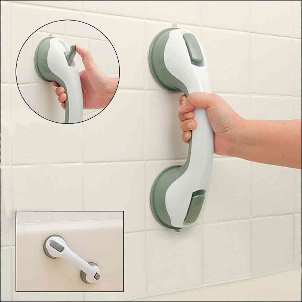 Suction Cup Handrail With Flip Down/up Locking Tab For Safety