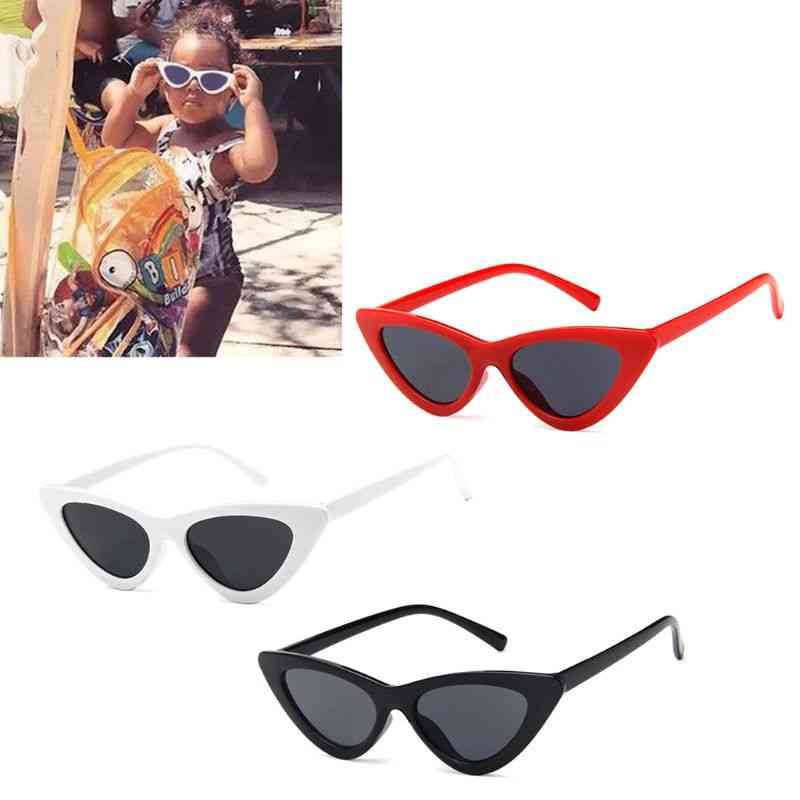 óculos de sol tipo olho de gato infantil marca de moda infantil óculos de sol anti-UV óculos de sol para menina