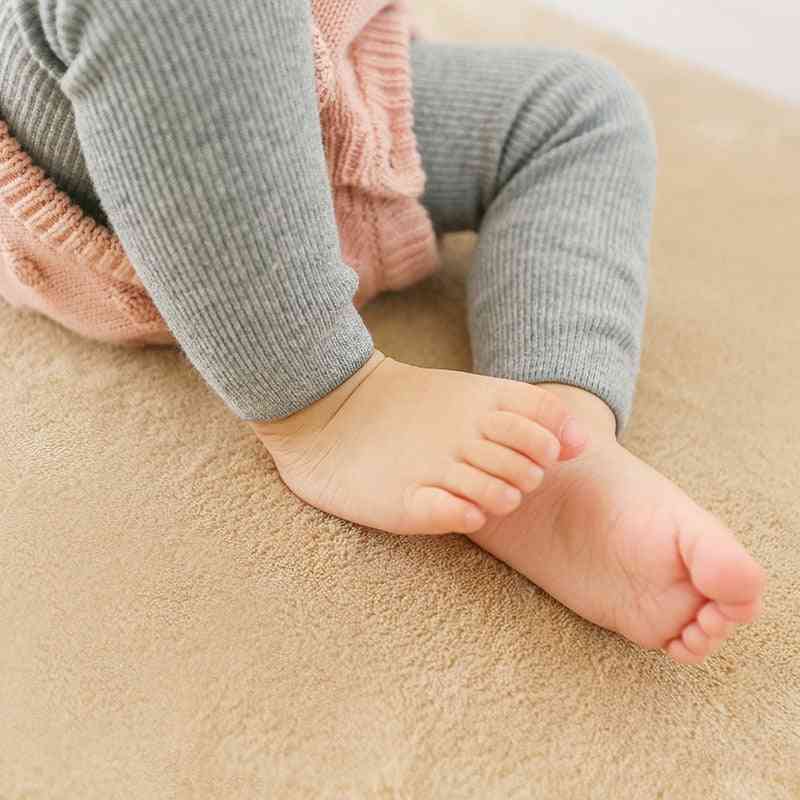 Knitted Baby Pants, Flexible Warmer Leggings