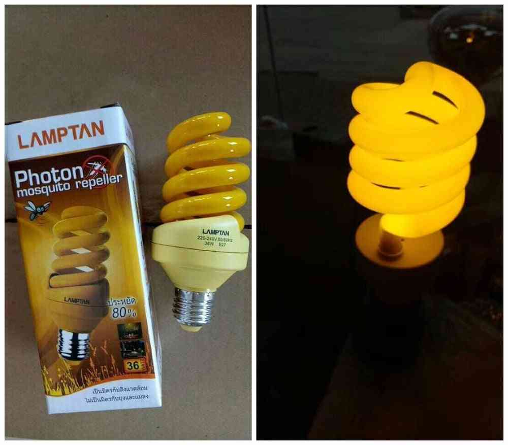 Expel Mosquito Repeller Light, Waves Energy Saving Indoor Bulb, Efficient Repellent Spiral Lamp