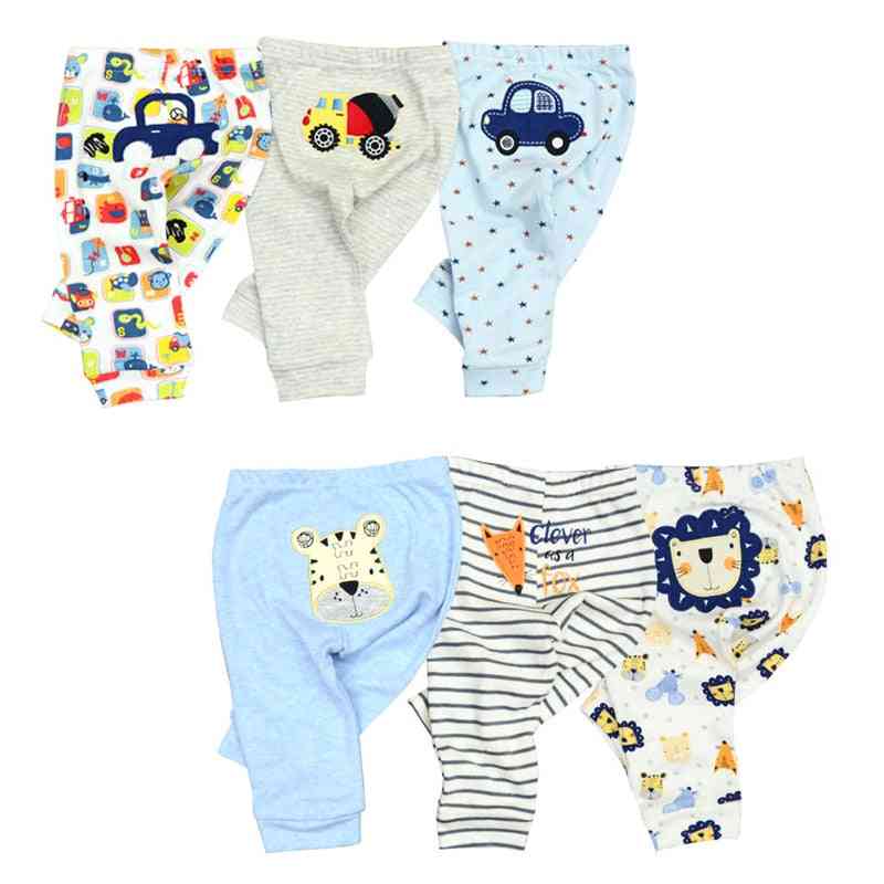 Cotton Autumn Leggings For Boys And Girls, Full Length Baby Trousers