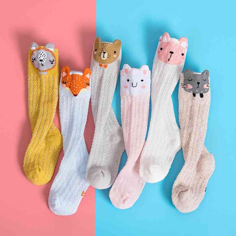 Cute Cartoon Cotton Socks, High Long Leg Warmers