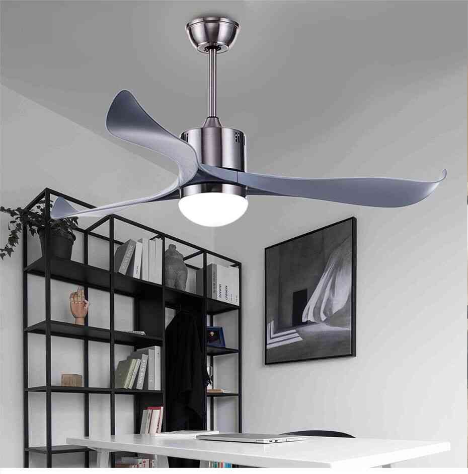 Nordic Style, Remote Control Ceiling Fan With Lights