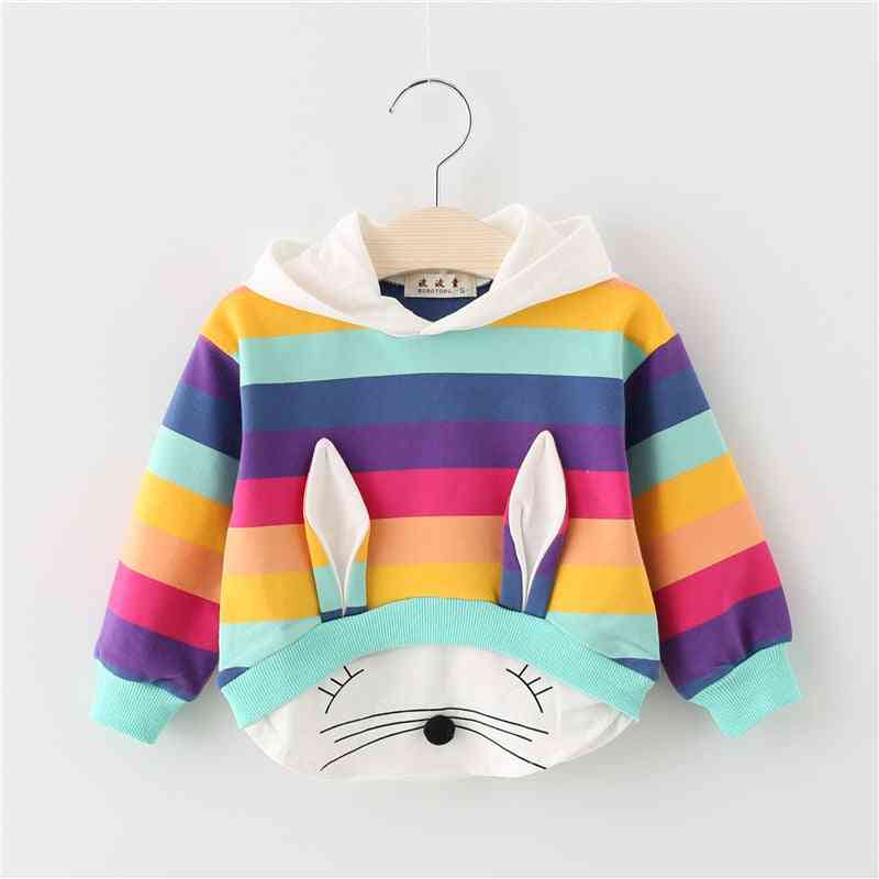 Baby Spring & Autumn Clothes, Cotton Hooded Cartoon Sweatshirt
