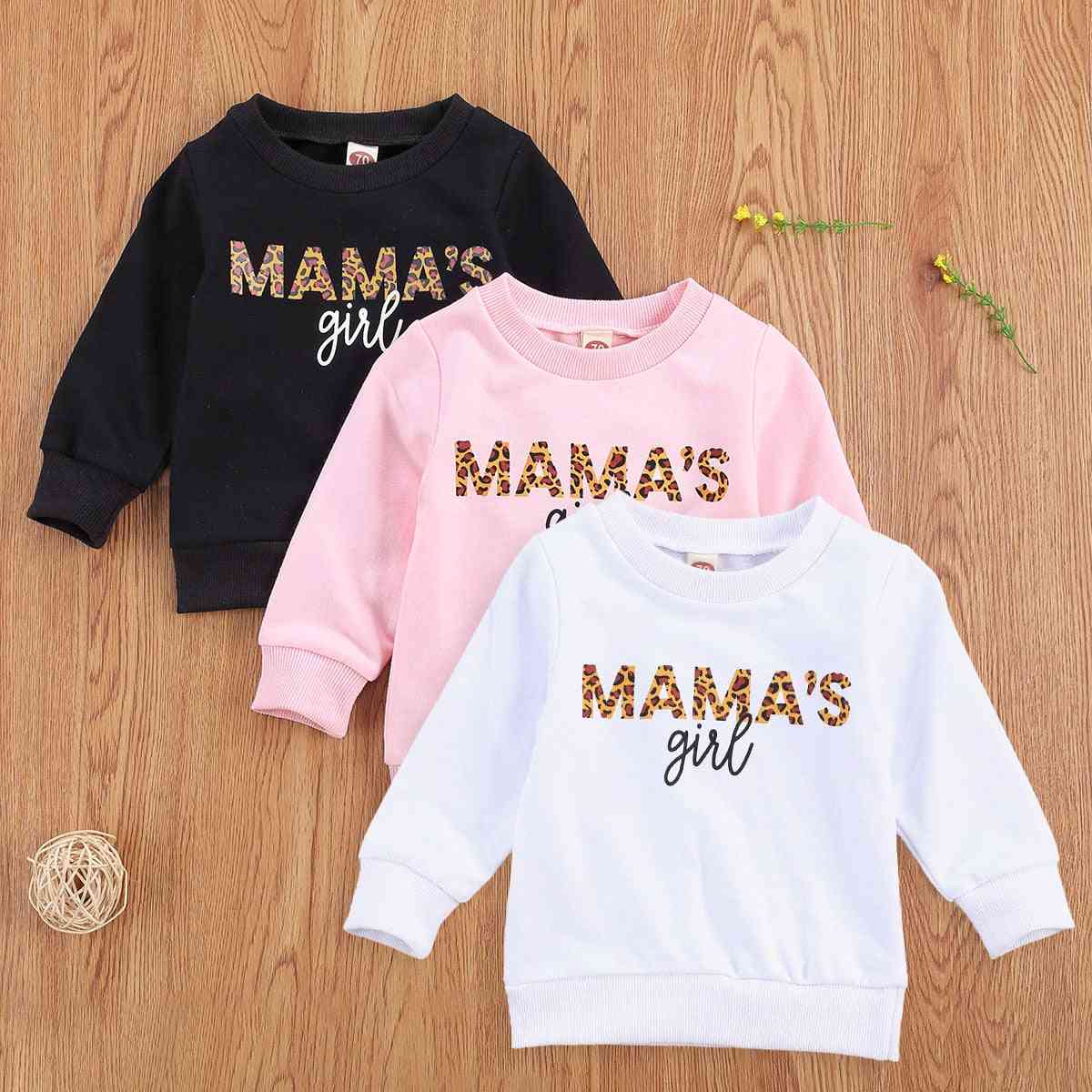 Mama's Girl Printed-casual Girl's Sweatshirts