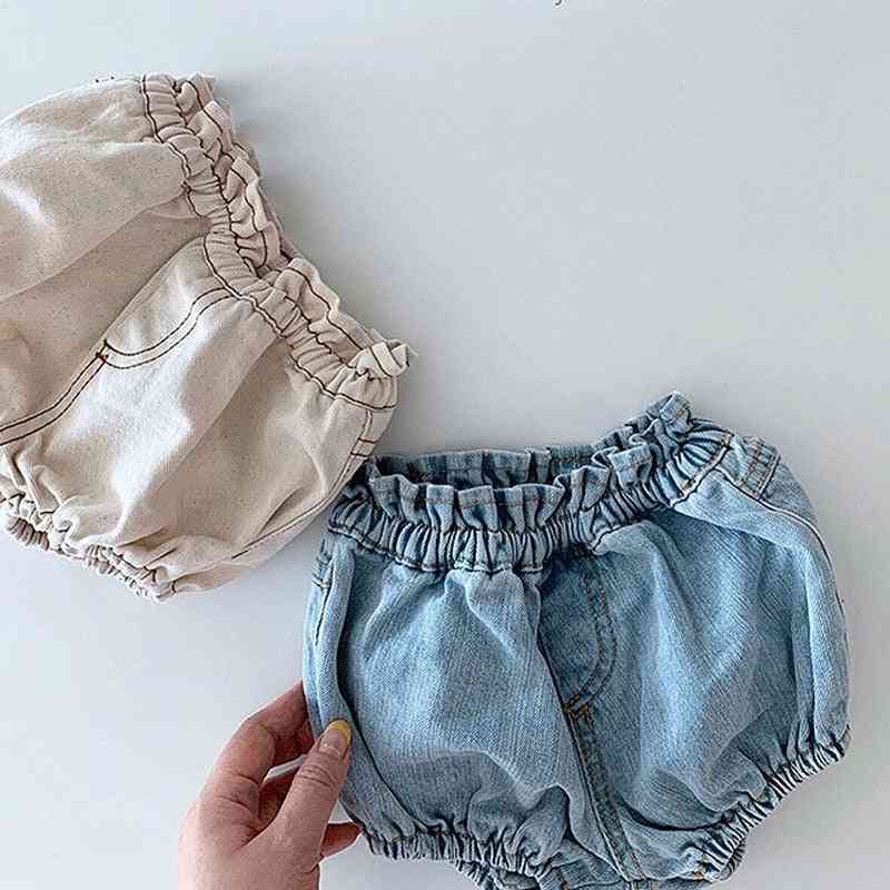 Summer Denim Cotton Shorts For Babies