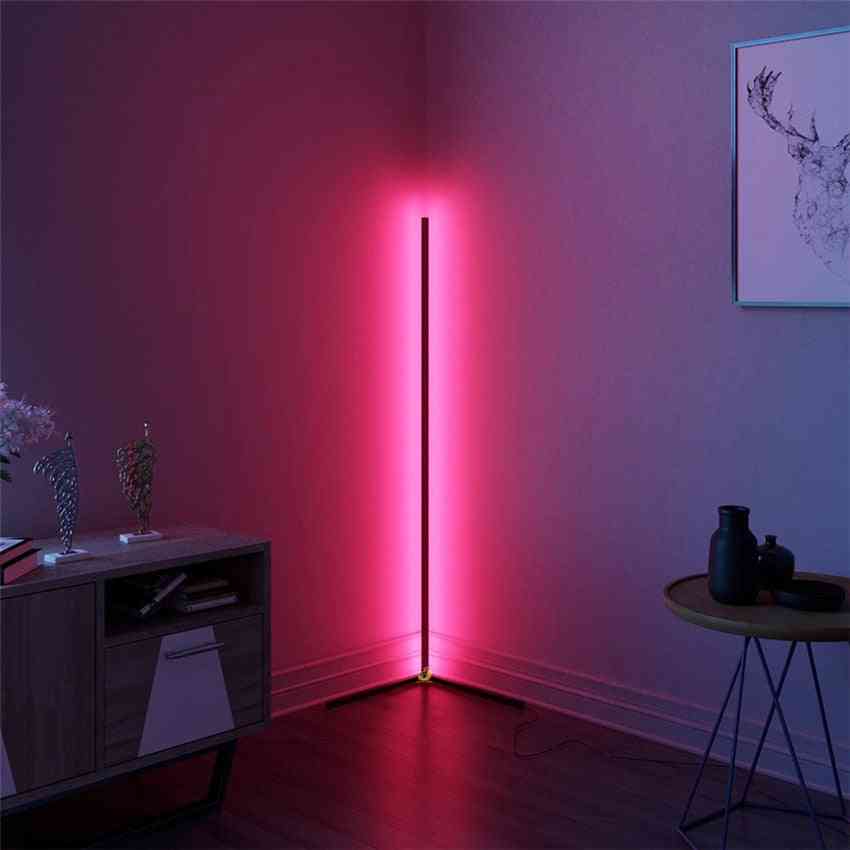 Nordic Pilot Kolorowa lampa podłogowa LED, nowoczesna narożna lampa stojąca do sypialni hotelowej