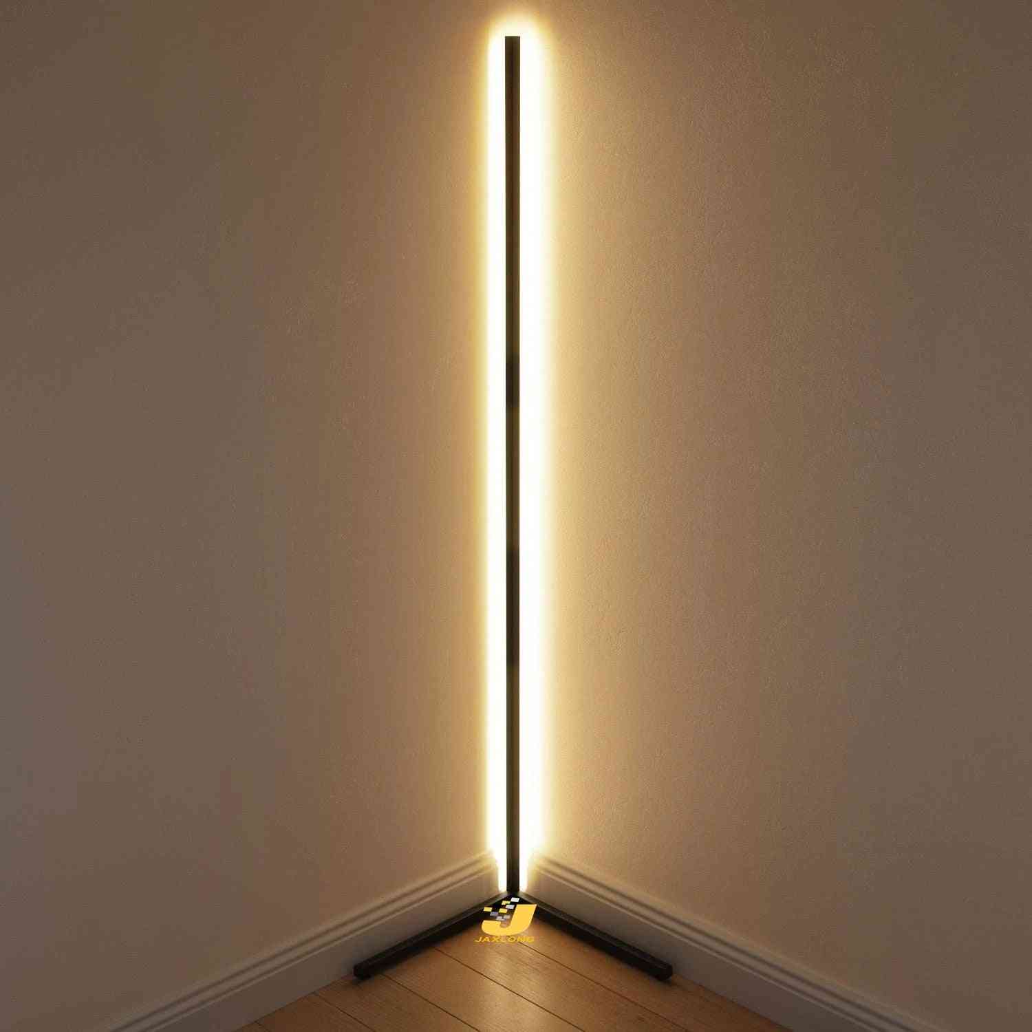 Nordic afstandsbediening kleurrijke led vloerlamp verlichting, moderne hoek sfeer staande lamp voor hotel slaapkamer