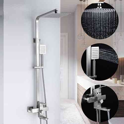 Contemporary Bathroom Shower Faucet, Bath Taps Set