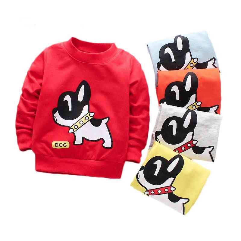Baby Cute Dog Pattern Cotton T-shirts - Long Sleeve Clothes