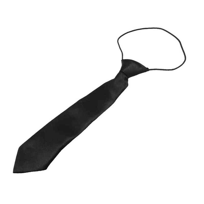 Poročna poliestrska elastična tanka kravata za vrat