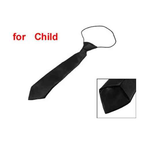 Polyester elastische slanke stropdas stropdas voor kinderen, baby bruiloft kleur stropdas