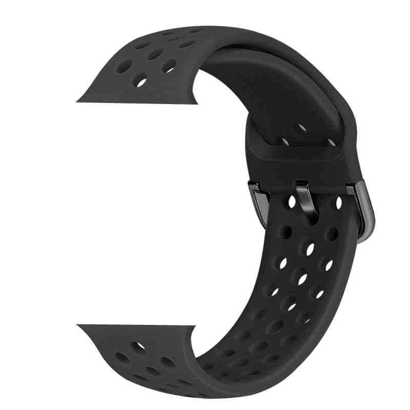 Silicone Sports Band For Apple Watch Series, Rubber Strap